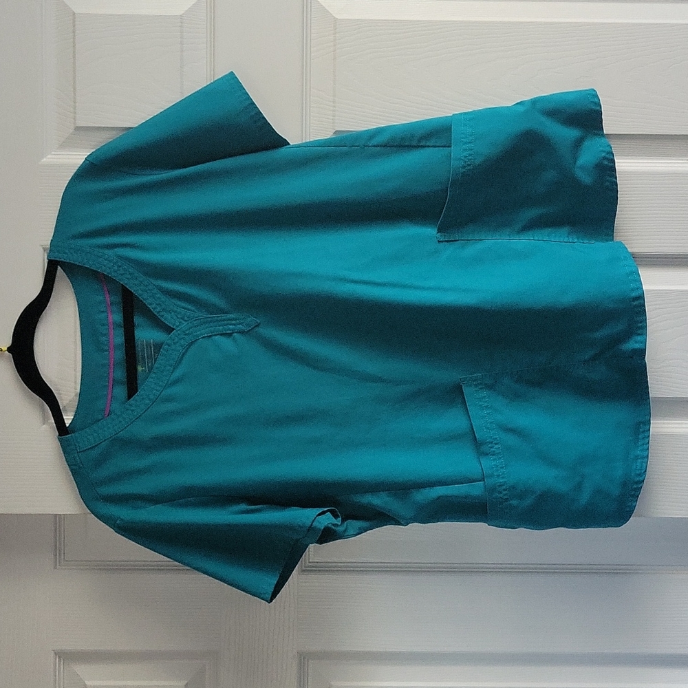 Purple label scrub top